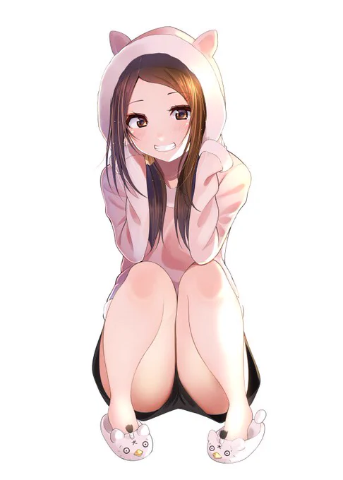 モフモフした部屋着とショートパンツの組み合わせが好き 