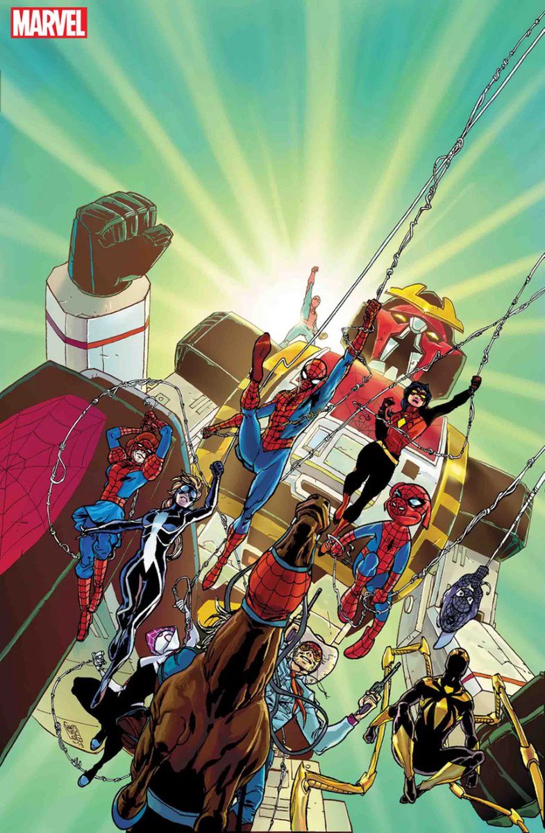 マーベルはスパイダーゲドンの関連誌『ヴォルト・オブ・スパイダーズ