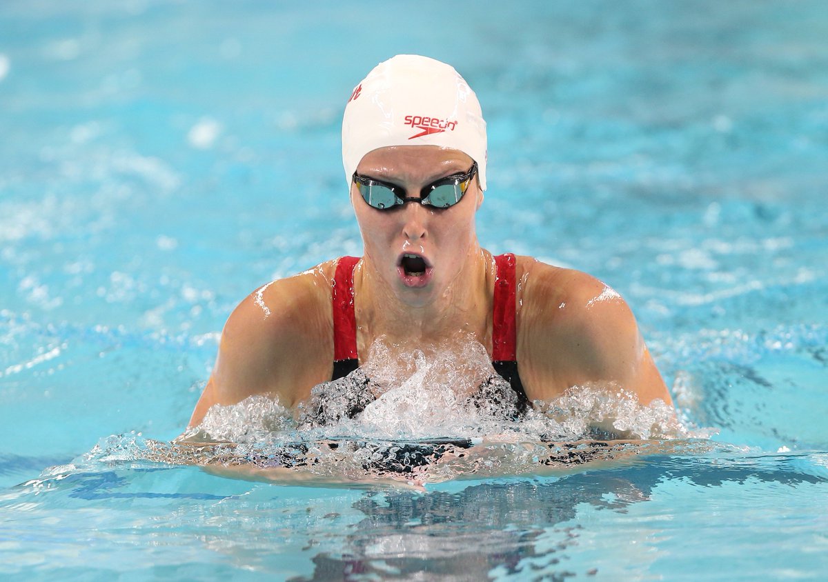 SwimmingCanada's tweet photo. Sydney Pickrem comes back to win 200 IM at #Trials2018 / Sydney Pickrem remporte le 200 m QNI aux Essais canadiens de natation https://t.co/QikyYzPWFd https://t.co/85cZPBiplb