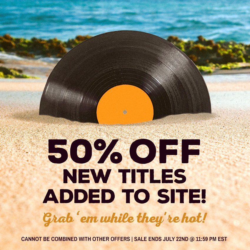 Insound's tweet photo. 50% off New Titles Added To The Site!  https://t.co/dzQosNGp69. Get ‘me While they’re Hit!! #insanesavinvgs #vinyl #vinyljunkie #gogetem https://t.co/3unUvoYr0R