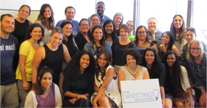 TheWritingRevol's tweet photo. Thanks to the Heckscher Foundation for Children's support this summer, these educators will return to school in the fall more prepared to teach writing and critical thinking while ensuring their students' content understanding. #TeachWriting #TheHochmanMethod https://t.co/Gm3VDFl5Tp