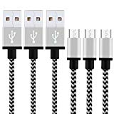 electros_store's tweet photo. #10: Micro USB Cable Yosou Android Cable [3 Pack, 2M] Nylon Braided Micro USB Charger Cable for Android Smartphone, Samsung Galaxy S7/S6/S5/S4, Huawei, LG, Motorola, Nexus, HTC, Kindle, PS4 and More https://t.co/UYRUAjMNYK https://t.co/p4SiOyhaGv