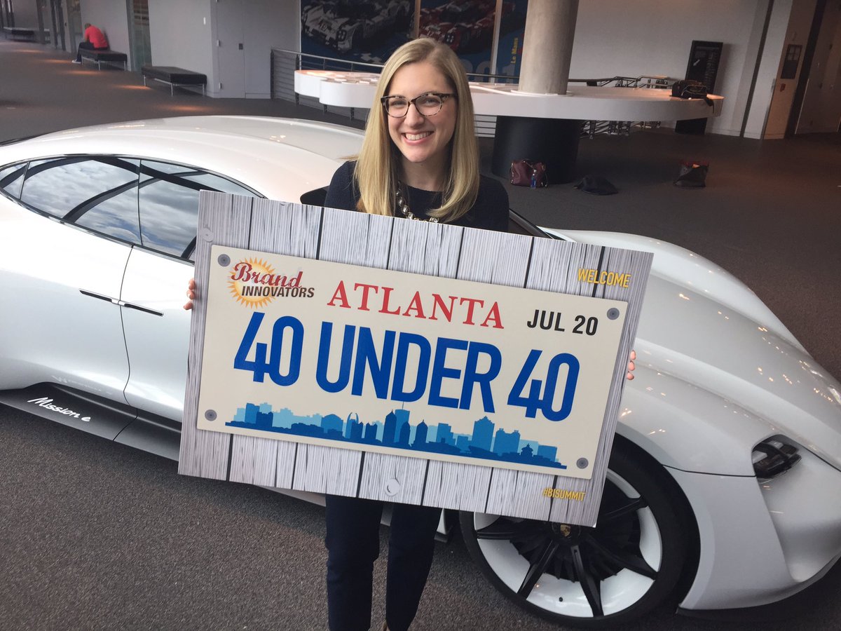VSDieguez's tweet photo. Quick trip to ATL. Rode in a Porsche with a pro driver and then got this 🥇 Totally honored. Thanks @Brand_Innovator!  #BI40under40 https://t.co/v6O1qt2Gem