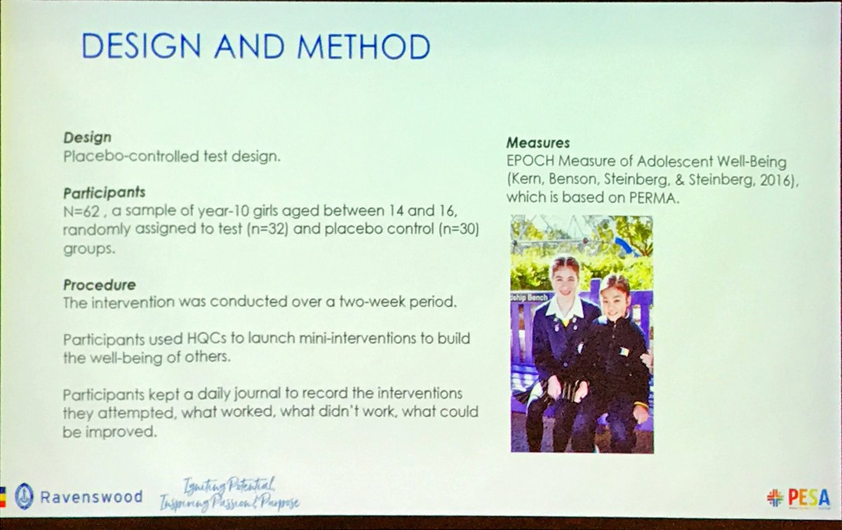 PESA_Aus's tweet photo. Anne Johnstone at #PESAQLD sharing her research on #HighQualityConnections - fascinating to learn about how we can boost the wellbeing of others through brief positive interactions @Ravenswood_News #PosEd https://t.co/xAsnZOjU0h