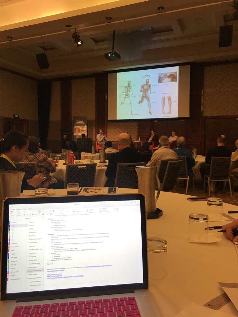 Doctor_Bel's tweet photo. Great day learning about how to manage functional disorders, young adult healthcare, orthopaedic workshop, and the link of cardiac/kidney disease. #materGPed @MarriottSurfers https://t.co/NkR9Rdmvx1