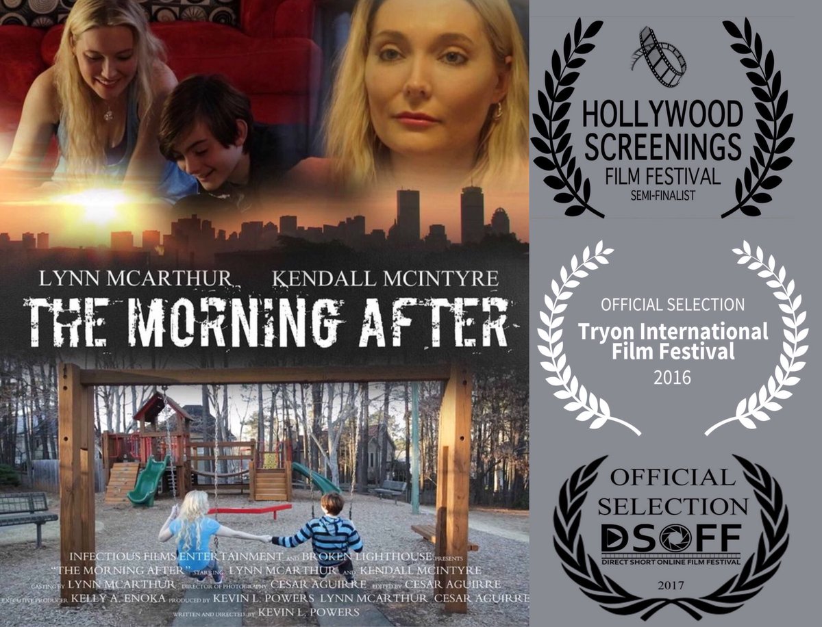 IFEFilms's tweet photo. I would like to say congrats to the cast &amp; crew who made this short film possible “The Morning After” starring #LynnMcArthur &amp; #KendallMcIntyre Director &amp; writer #KevinLPowers produced by #InfectiousFilmsEntertainment &amp; Edited by #CesarAguirre #filmfestival #Film #actorslife #atl https://t.co/fw1hA5OfZA