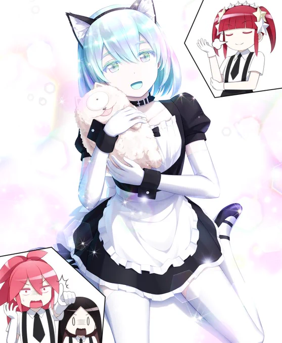 レッドベリルお手製メイド服(戌年) https://t.co/EEoGeAWLWc #宝石の国 