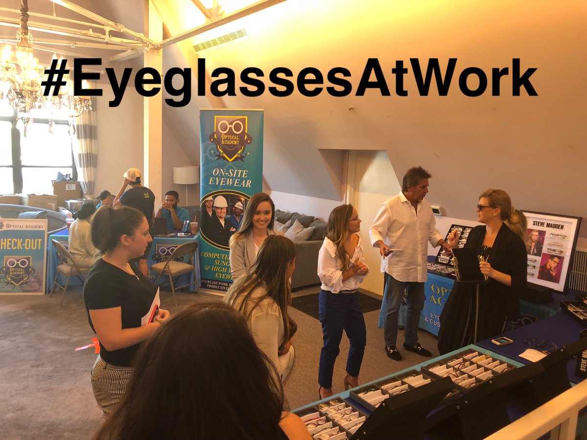 opticalacademy1's tweet image. What better way than to choose your eyewear at work with your colleagues. 

#eyeglassesatwork #mobilevisiondirect #mobilevision #onsiteeyecare #popupshop #popup #onsite #Mobile #eyeexamatwork