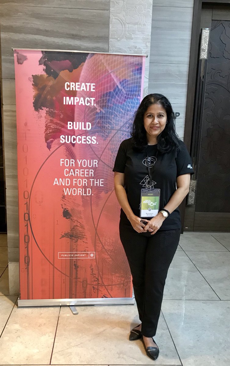 MumukshuMohanty's tweet photo. #whatsnextisnow the excitement in the air as we kick off the biggest tech conference of the year @SapientIndia https://t.co/T3ChJD4tT4