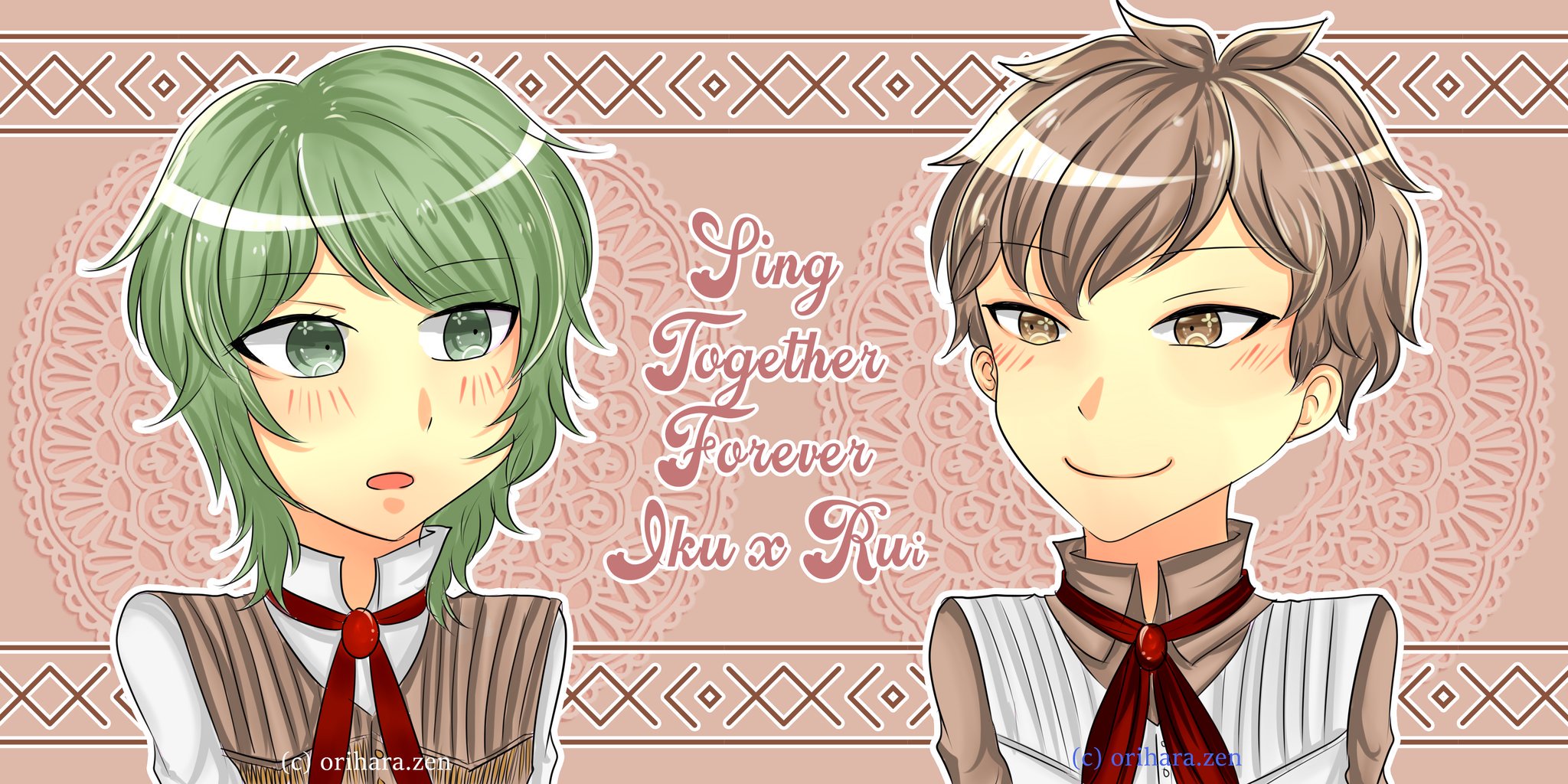 Chi Semi Ia ｓｉｎｇｔｏｇｅｔｈｅｒｆｏｒｅｖｅｒ ツキウタ 水無月涙 神無月郁 イラスト ちび T Co Xyzheikkgd Twitter