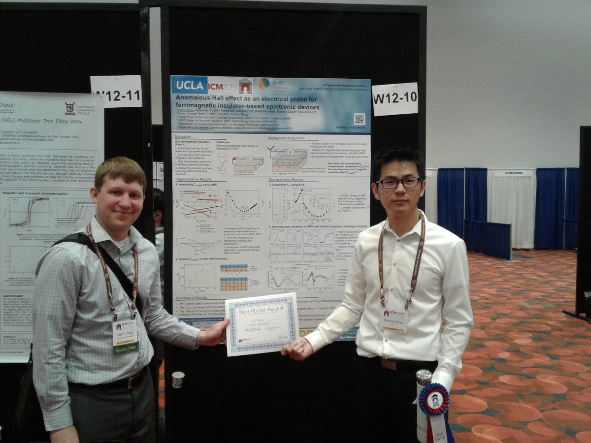 ICMConf's tweet photo. .#ICM2018 Big Congrats to the Winner of Best Poster Award! https://t.co/IEk8XmI299