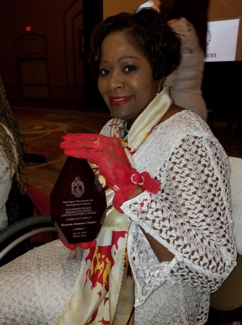 dst_HAC1913's tweet photo. Congratulations Houston Alumnae Chapter for receiving the Community Impact Award! #DST1913 #DSTHAC #Service #HACRocks #SWRC2018 https://t.co/FP71xnQWoo