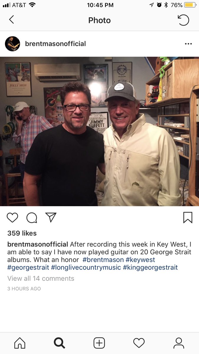 naturalgeorge's tweet photo. Looks like we should be expecting a new George Strait album soon! https://t.co/dGulgwxiUh
