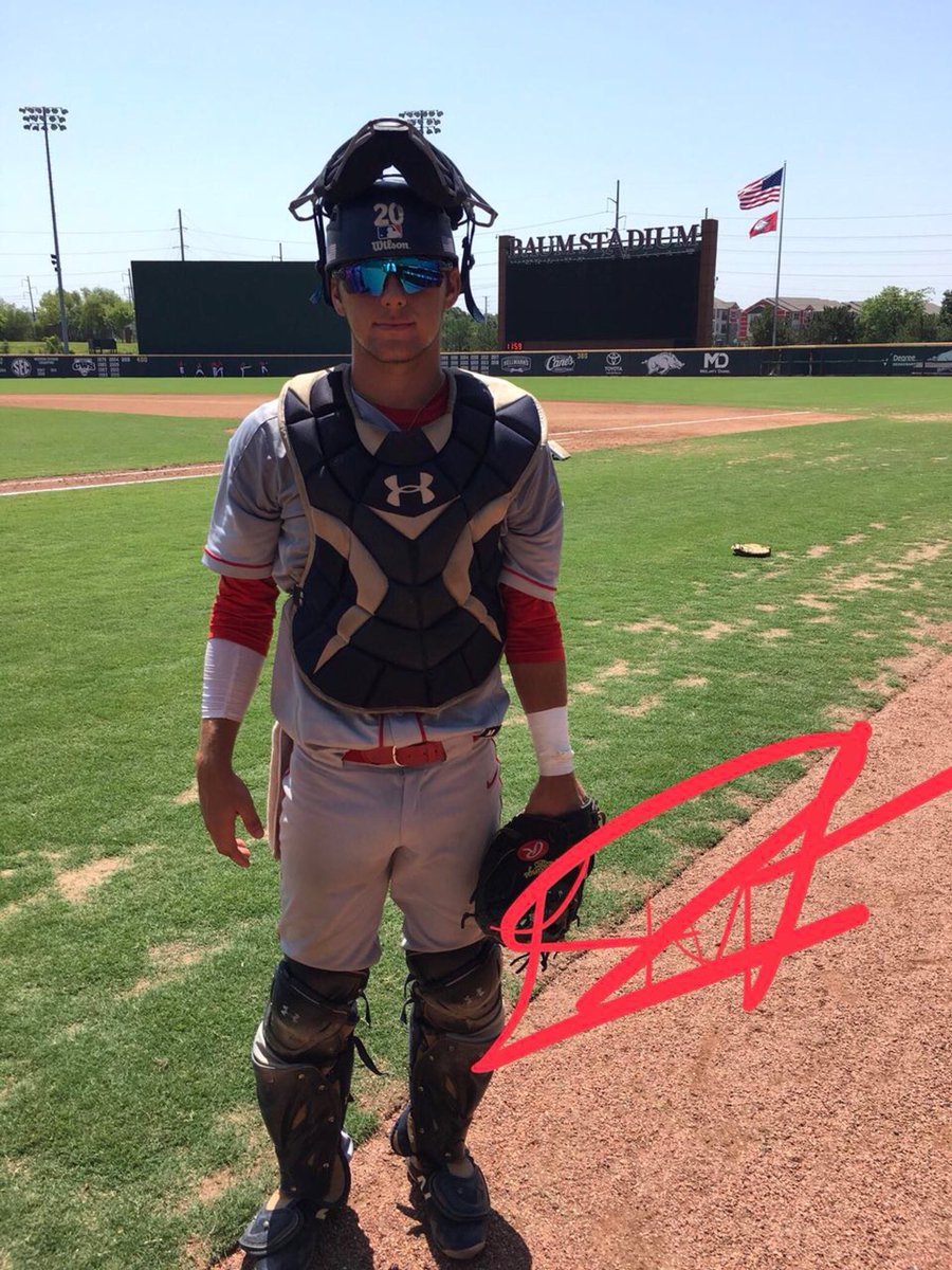 OK_Instructs's tweet photo. Road trip to Arkansas to play some ball! Shoutout to the VTool players of the game here in Arkansas so far: Chance Westervelt, Nollan Koon, Caleb Isaacs, and Logan Rutledge. #OKinstructs https://t.co/GdcLCweKlO