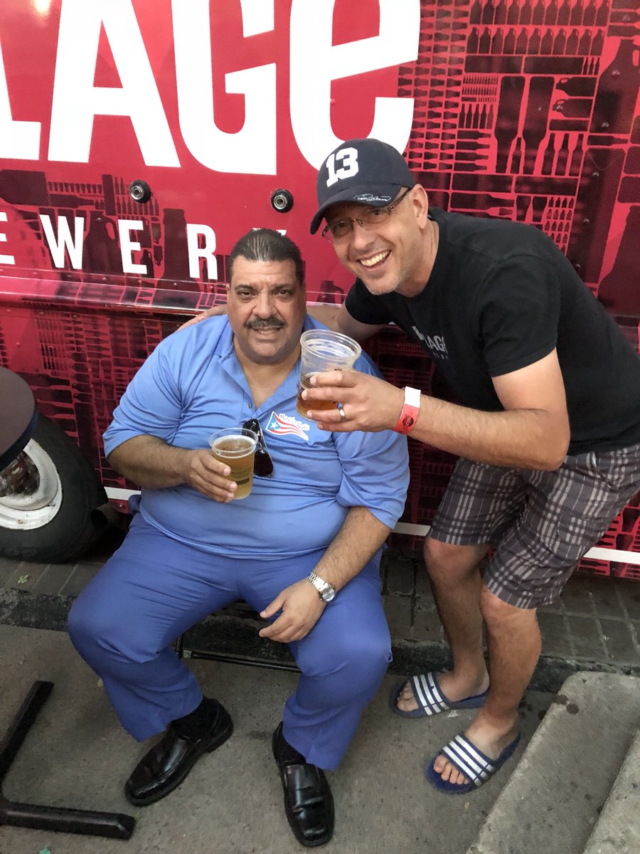jeanmcclellan01's tweet photo. Maelo Ruiz is converting from Modelo to Village @VillageStephen  @villagebrewery #salsaking https://t.co/hqwTgjbJ2r