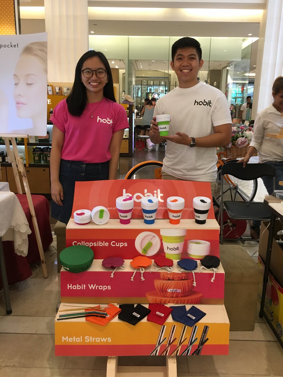 habitph's tweet photo. Catch us here at Central Square, BGC! We'll be here with your lesser-waste alternatives until tomorrow. 😁 https://t.co/i42zlXfIfA