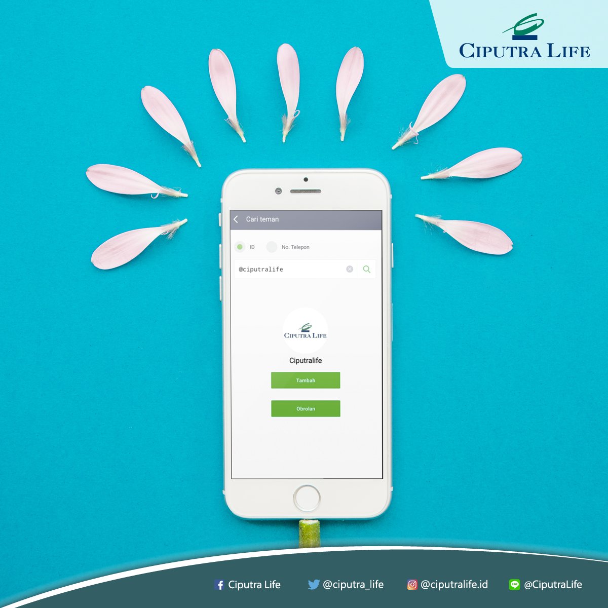 ciputra_life's tweet image. C&apos;Lifers punya LINE app? Yuk, Add LINE Official Account kami untuk sharing berita dan informasi tentang produk asuransi Ciputra Life dengan ID : @ciputralife, jangan lupa pakai @ ya.
.
#LineApp #Asuransi #CiputraLife #BuildBetterFuture #AsuransiJamanNow