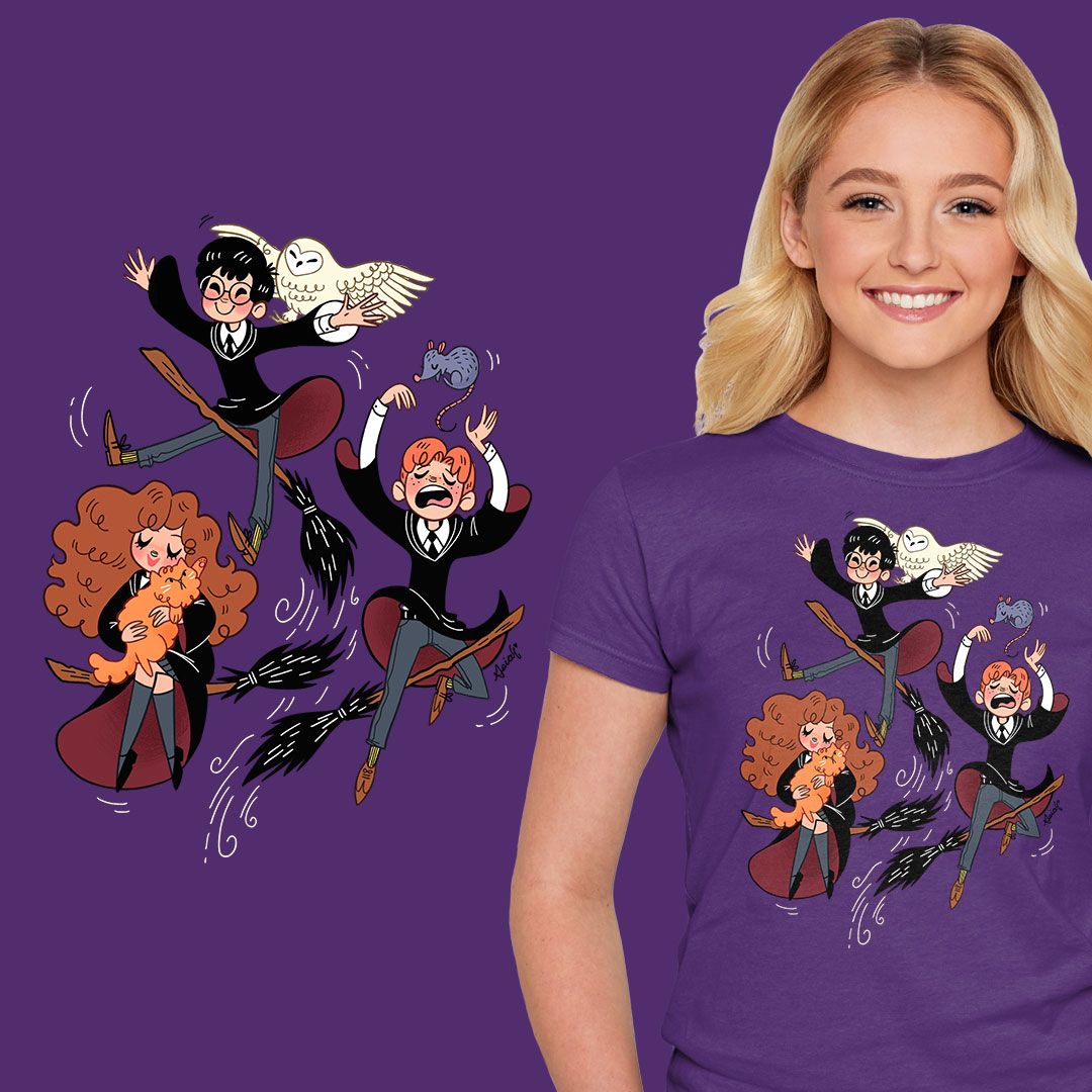 teefury's tweet photo. DAILY TEE | Get “Golden Trio of Pets” by #asiadraws for $12 today only at #TeeFury! ⚡️ Shop now: https://t.co/jq4jrETLrN https://t.co/Hwj35qtx5P