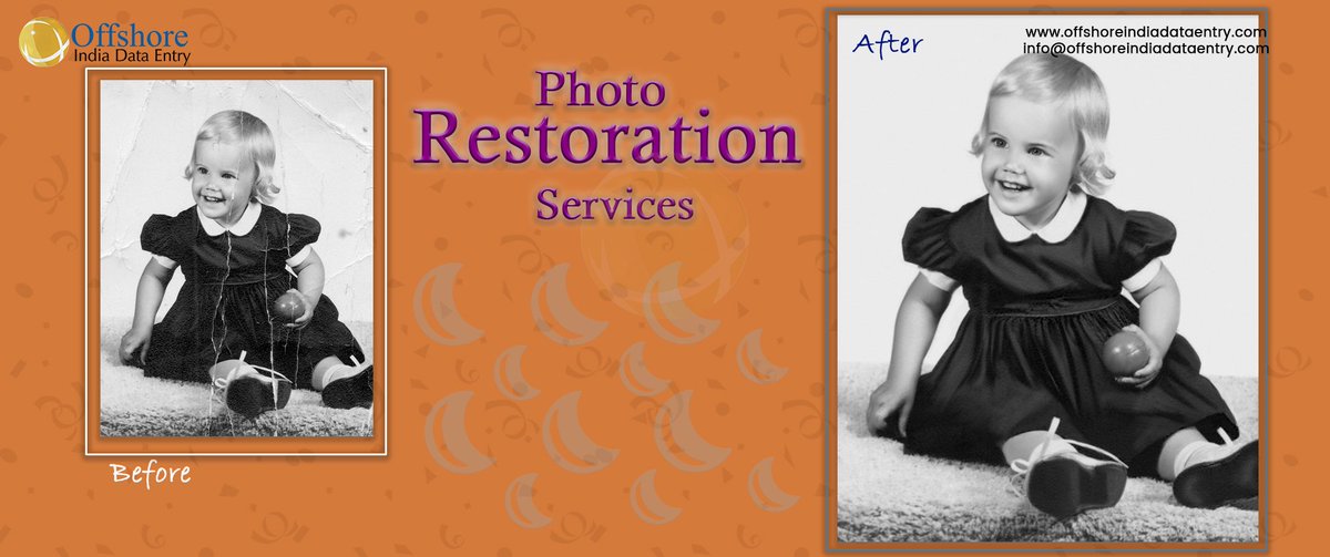 OffshoreBPO's tweet photo. Searching for some #PhotoRestoration of your old family shots or for any other old article? Then Offshore India Data Entry is the best option. #PhotoEditing #ImageEditing #ImageColoring 
Learn more: https://t.co/BWX1IxiPNf
Reach us: +1-224-778-7482 (USA), +91-989-571-8589 (IND) https://t.co/STEohM2PBp