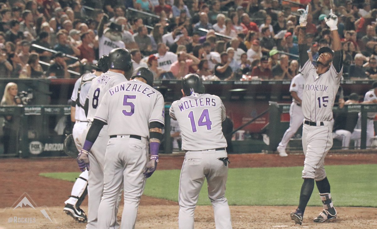 Rockies's tweet photo. .@RaimelTapia bringin' that grand slam swagger.

#MuchoSwaggerPapi 💪 https://t.co/ZYMJsvNFdV