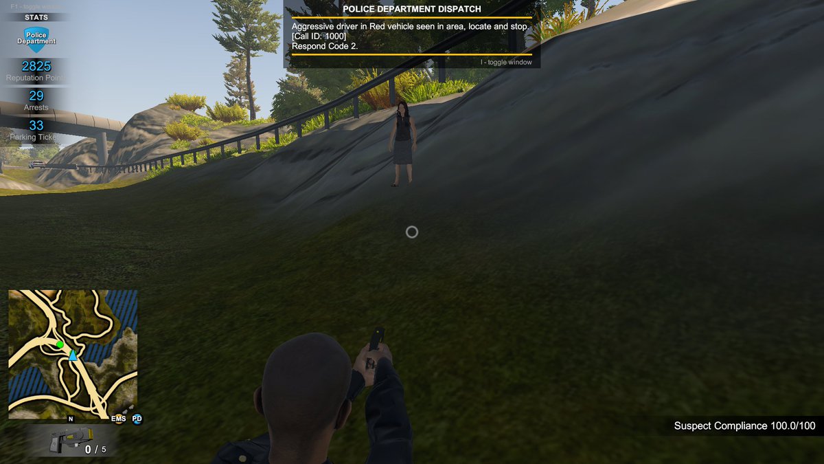 3adam15's tweet image. 車を放棄して徒歩で逃走を試みたが、次元の狭間にスポーンされ抜け出せなくなった被疑者
#FlashingLightsGame