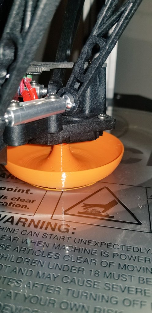 HappyExtruder3d's tweet photo. Klein Bottle 3D test print on the @SeeMeCNC Artemis, #3dprinting #delta3dprinters https://t.co/ZdlApO8g31