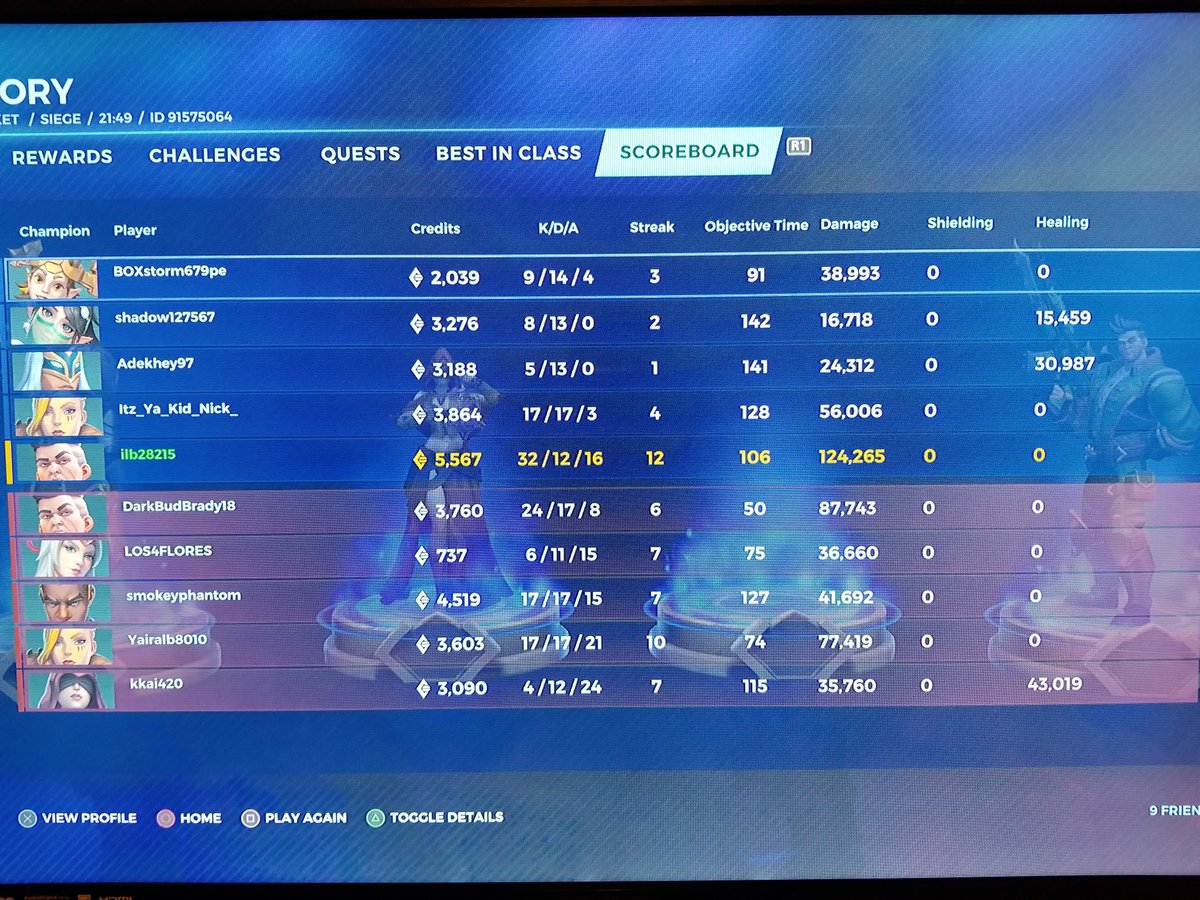 BMH_Live's tweet photo. I kinda carried my team to a victory in this one! We were down 3-1 before I went off! 
#Paladins #PS4 #PS4share @Cheezy_Stuff @TimorEsports @krb0116 @glitternwar @AverageSiege https://t.co/Y8ADBPOxCI