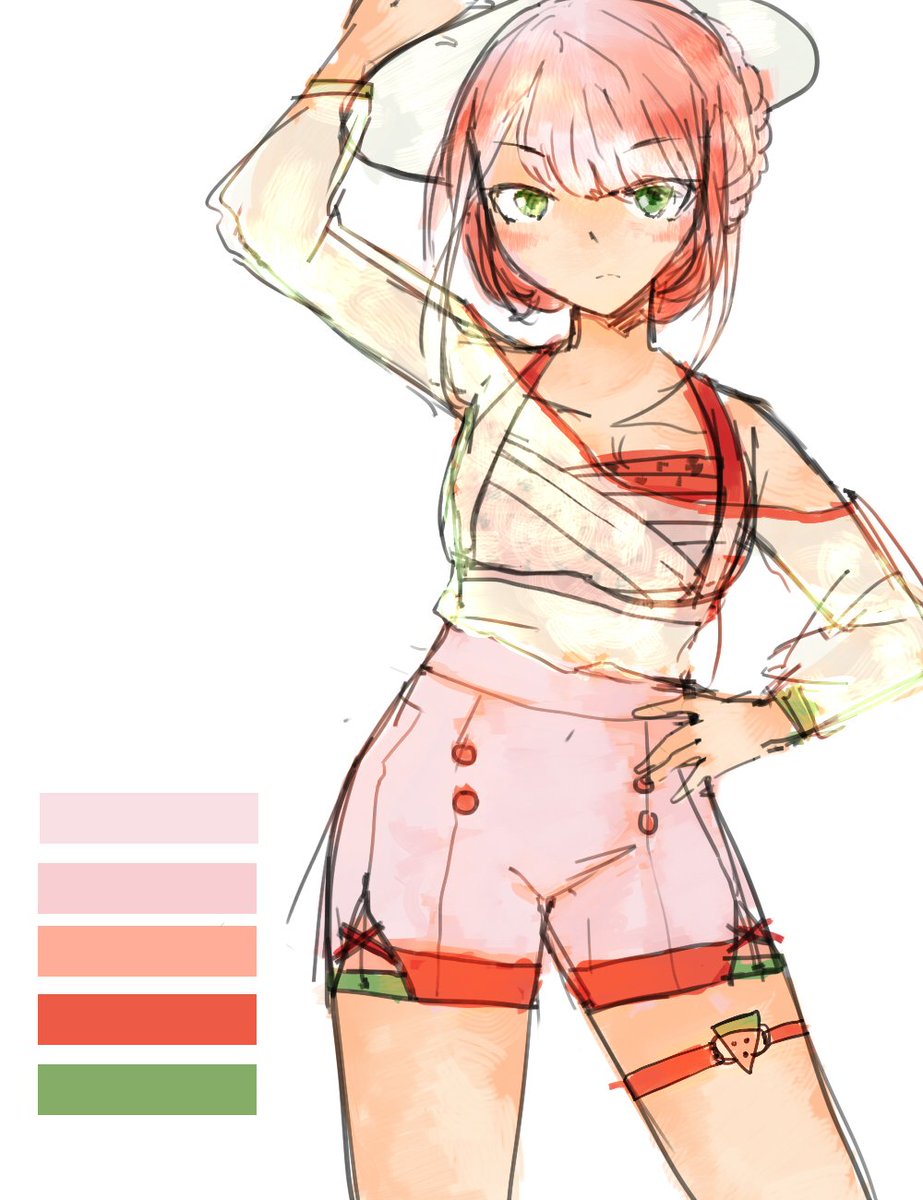 Shirokawafukuda's tweet image. #Designseeds
Water melon