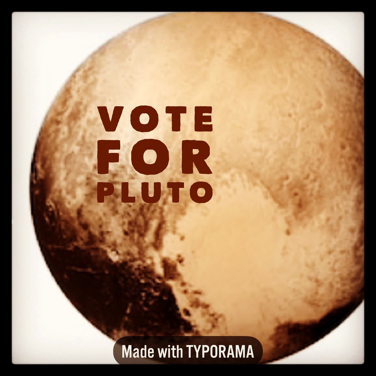 bleuphoric's tweet photo. #dwarfnomore #voteforpluto #pluto #planets #universe #sizeiseverything #mvemjusnp #loveandpluto #MilkyWay #uninvited https://t.co/IAPmBvMuHG