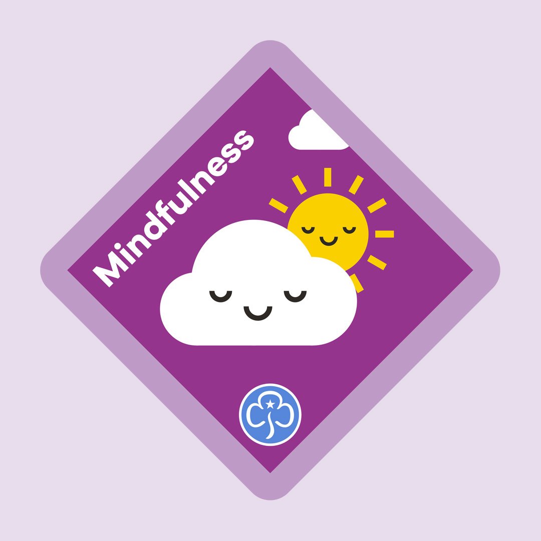 Girlguiding's tweet photo. Last year lots of you told us that your #BadgeGoals were badges that tackled mental health - and the Brownie Mindfulness badge is just one of many new badges that will support #EveryGirl with her mental health. https://t.co/uEPYXmO6rv https://t.co/HOrWFsTuPn