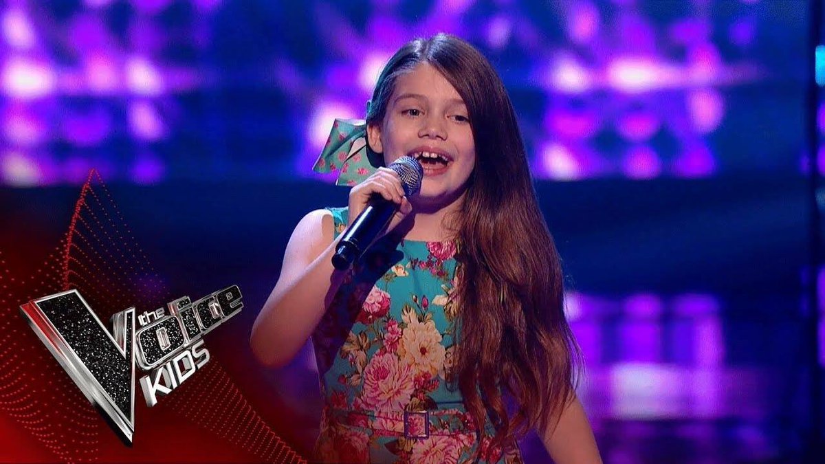 So excited to have been selected to hold private auditions today for #TheVoiceKidsUK !! Well done Astrid for your performances - can’t wait to have you back! X