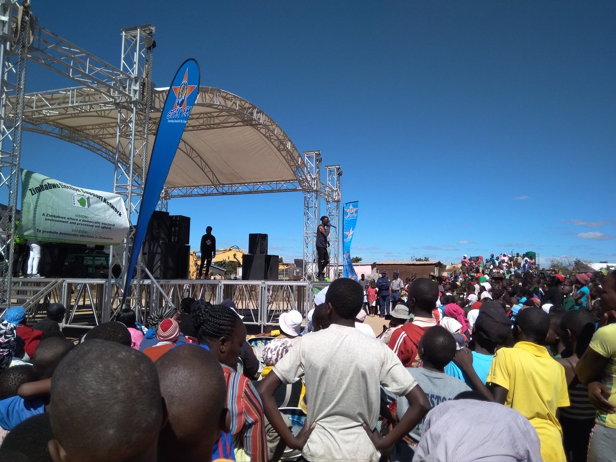 nascohzw's tweet photo. Happy scenes at #GetOutToVote roadshow with @ZESN1 @NAYOZimbabwe @bustoptv #DisabilityVoteMatters #Ungasaleli #2018elections #usasarire https://t.co/oefzynSJkc