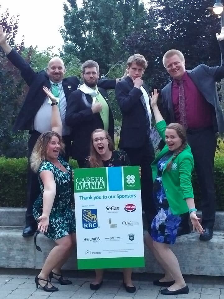 What a week it has been with this top notch facilitation team! #CareerMania <a href="/4HOntario/">4-H Ontario</a> #wearefun #4His4me