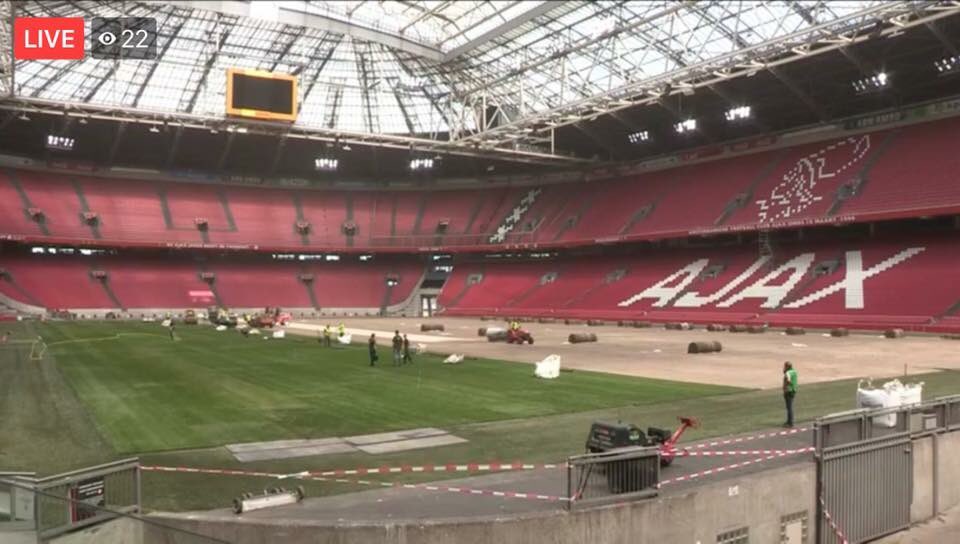 ArthurBerends's tweet photo. Great project last week: new green golf course @RijkGolfbanen freesmow and installation Playmaster @ArenA, building and installation pitch @FortunaSittard. @enk_groenengolf @TarkettGroup https://t.co/aF3OX76sHD