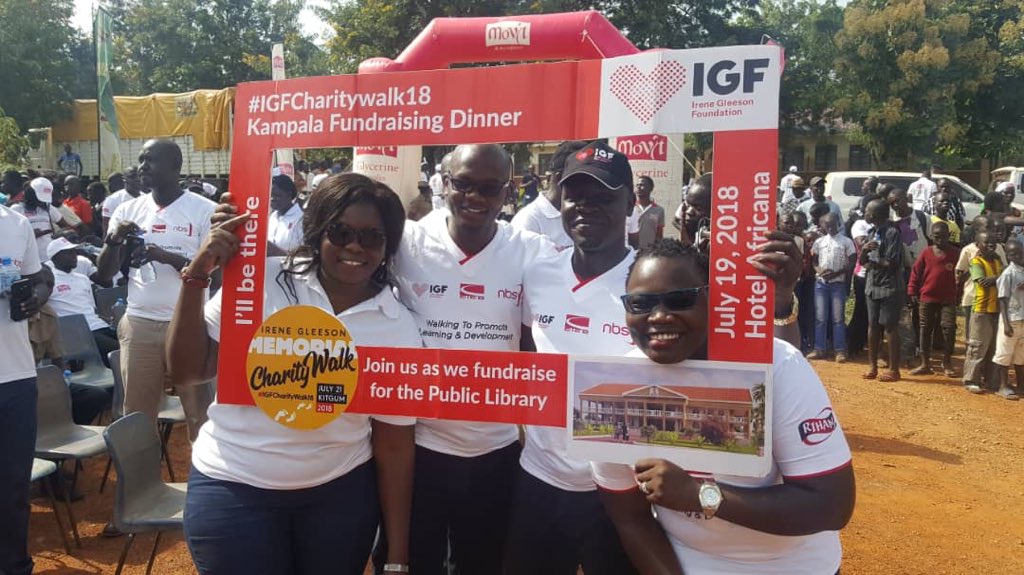 BobFxOcitti's tweet photo. We are set for the Irene Gleeson Charity walk in Kitgum, we are building a Library and Youth Training Center this year @AnitaKomukama @CinderellaAnena @IGFUganda #IGFCharityWalk18 https://t.co/nPKUNfWHJB