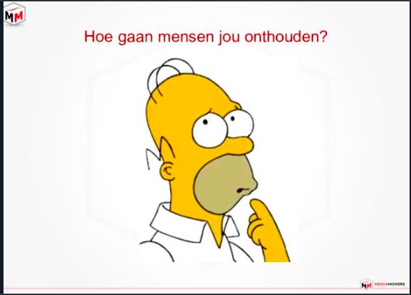 Tip <a href="/LarsTimmermans/">Lars Timmermans</a> (<a href="/MediaMoversNL/">Media Movers | De beweging in media</a>) over #netwerken: bedenk een pakkende introductie van jezelf. Bijvoorbeeld: ik help wetenschappers om uit de kast te komen.