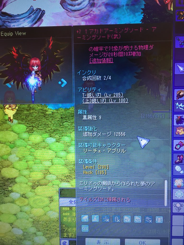 ハイデッカ E 鎧は軽鎧 重鎧 魔鎧が着けれる アカド武器装備条件とかあと色々 雑 リーチェ先行体験会