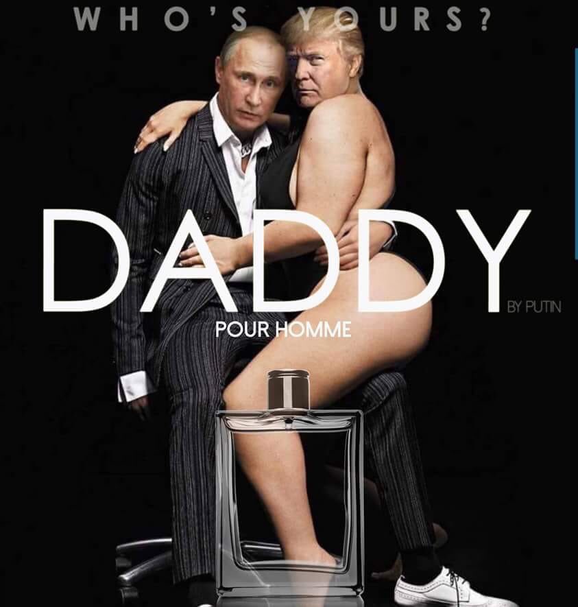 Fking_Classy's tweet image. Oh shit. Someone’s an item. #PutinTrump #FkingClassy #Trump #Putin #Whosyourdaddy @POTUS @realDonaldTrump @PutinRF_Eng