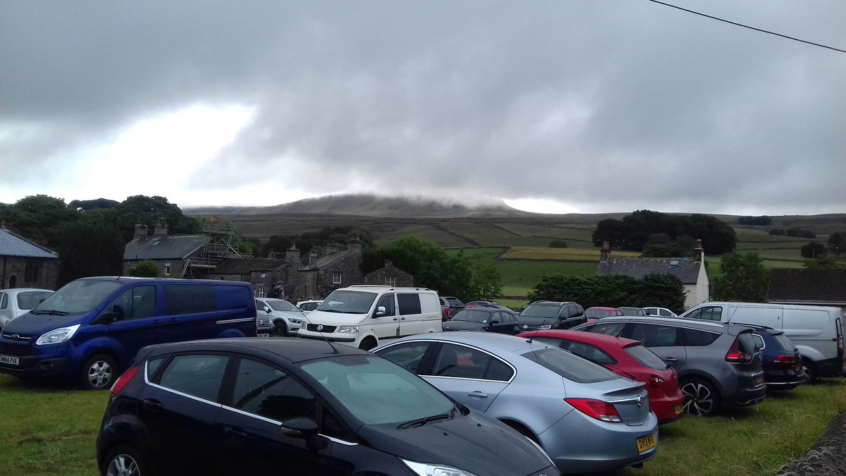 Wensleydaler's tweet image. The Three Peaks are covered at the moment. Waiting to go up one for #Raynet