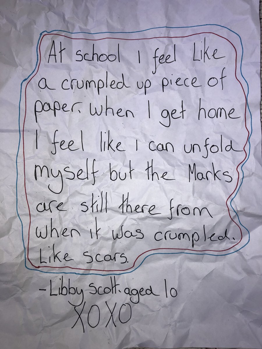 This is something Libby said in her radio interview about the toll that ‘masking’ her autism &amp; trying to fit in with social norms takes on her. I would love for her to grow up in a world that was more understanding of autism &amp; encouraged people to be their best autistic selves.