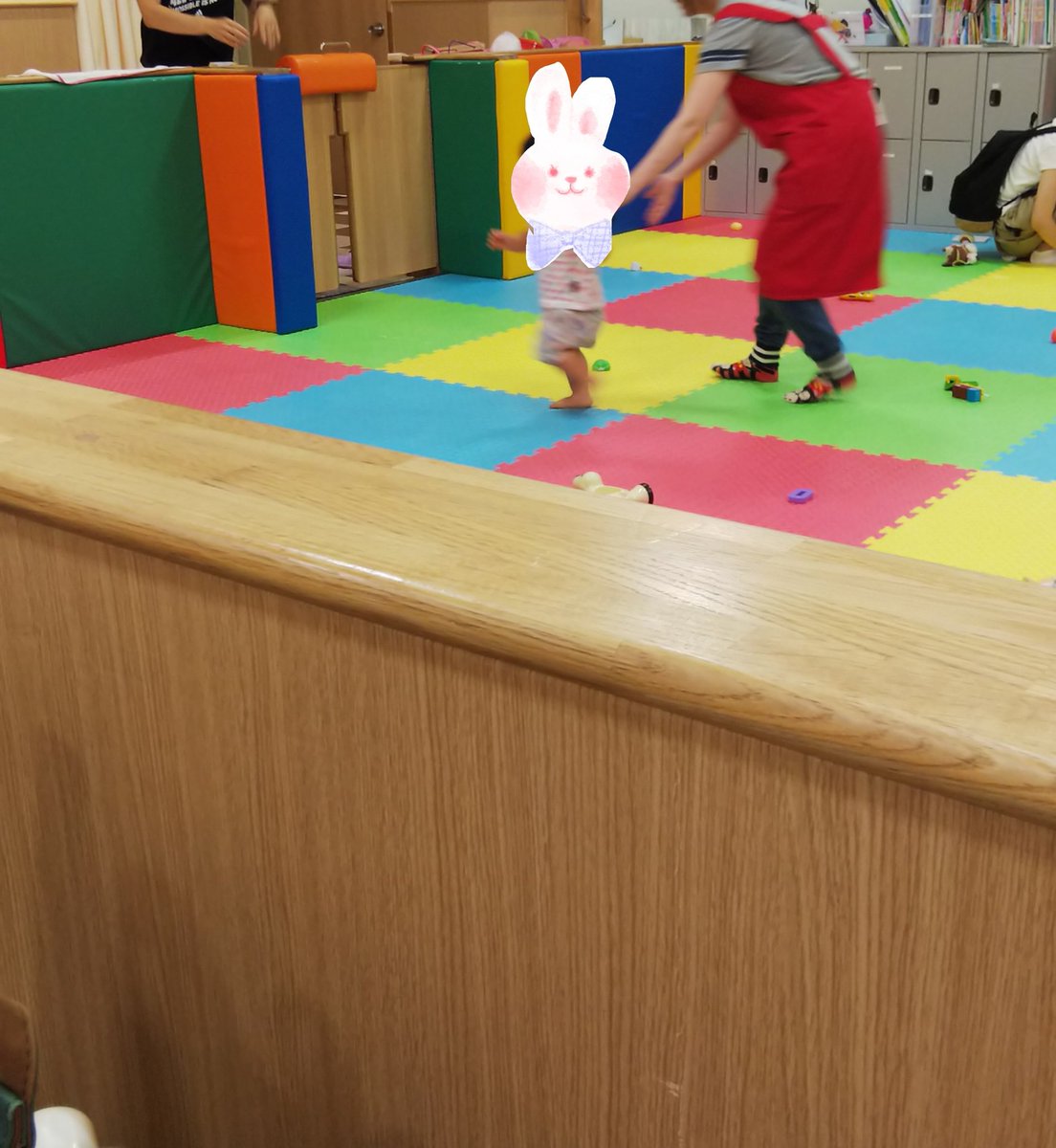 Echtheit06's tweet image. レイクタウンのキッズカフェ初体験🎶見てもらえるなんてなんて贅沢*°