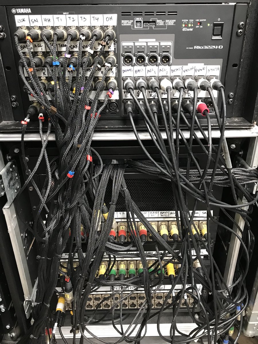 we_are_showcase's tweet image. Backstage @NewarkShowgrd #soundchecking ahead of the first session tonight #QL1 on monitors #DigicoSD9 front of house  #yamaha #shure #sennheiser #dante stage patch for band #shure #radiomics #dpa #avolites #eventprofs #agriculture building #transformation