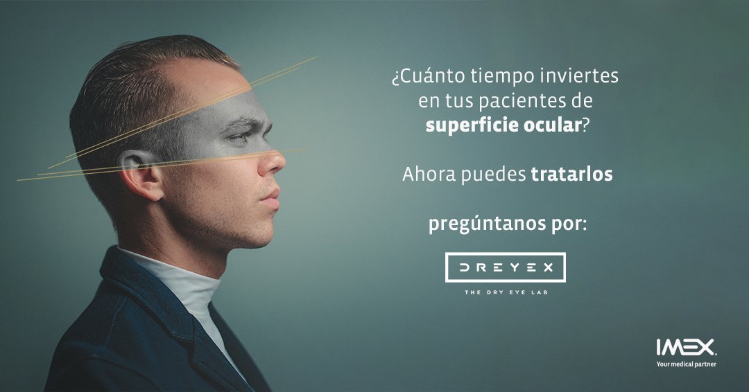 IMEXonline's tweet photo. La única suite integral para el tratamiento de tus pacientes con #ojoseco se llama #DREYEX. Mas info: https://t.co/VUuSgtTZhi https://t.co/tAeEI0Sdba