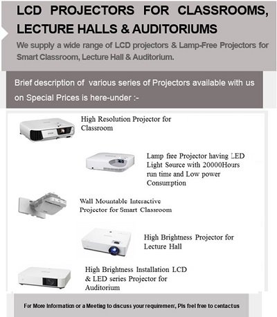 Digitalpointind's tweet image. Introducing a wide range of #LCDProjectors &amp;amp; Lamp-Free Projectors for Smart Classroom, Lecture Hall &amp;amp; Auditorium. For More Details pls visit: digitalpointindia.com or Call us on +919810015066