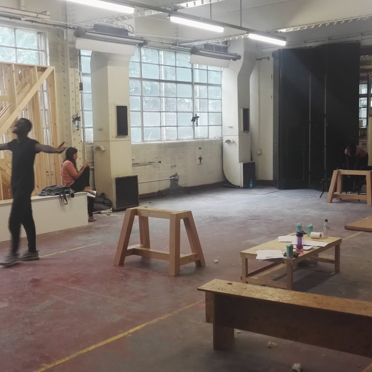 TheWorkshopLDN's tweet image. So happy to welcome again in our #CommunityRoom the rehearsals of @Breathetheplay which will run at @TristanBates from the 6th to the 11th of August. Get your tickets!