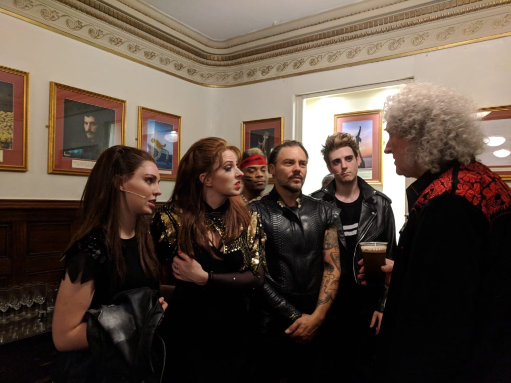 SharonSextonIRE's tweet photo. An incredible wk for @BatTheMusical   

Visited by #RockStarRoyalty &amp; we rocked it. 

lucky to be surrounded by castmates,crew &amp; amazing covers that help me do the job I love. 

Off now til Tues for some much needed R&amp;R with my new pal 🐾 

smash the last 2 shows of the wk gang🤟 https://t.co/ZLd4iq8ed2