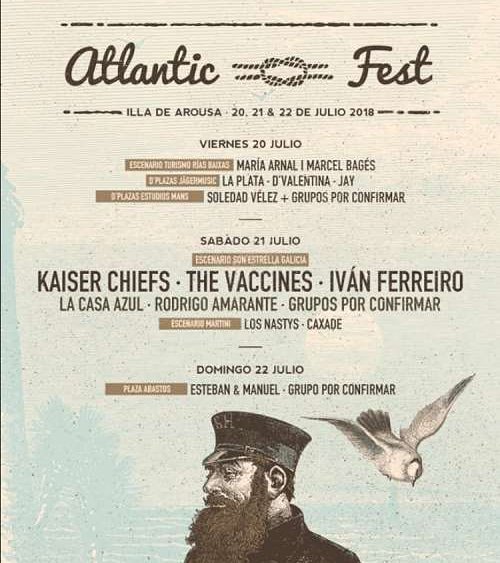 alonsocaxade's tweet photo. #IlhaDeArousa!
Seguimos de tournée!
Hoje às 20h30 tocamos no @atlantic_fest
#AtlanticFest #Arousa #Caxade #EistoÉoAmor https://t.co/nCW3MS8c5J