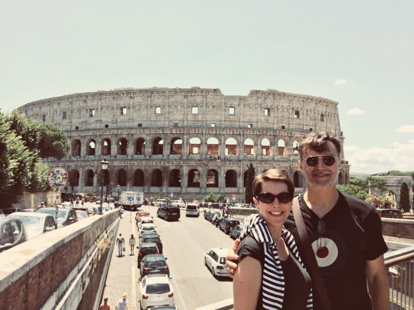 girlinthecityTO's tweet photo. Loving our trip to #Rome so far @BeautyfromItaly #Colosseo #Trevi #PyramidofCestius #boccadellaverita  ❤️🇮🇹 https://t.co/RRN9eTJBSM