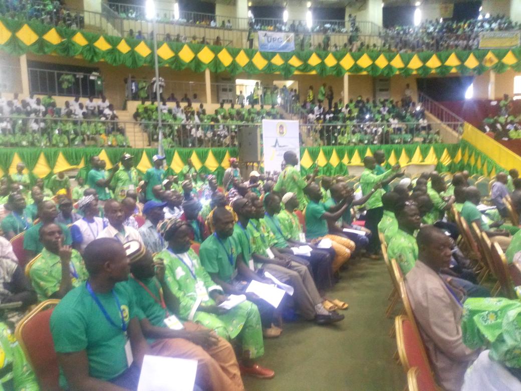 UPCVictoire's tweet photo. Quelques vues de la salle du Palais des sports de Ouaga 2000. #CongresUPC2018 #BurkinaFaso https://t.co/m9DrtkQgvx