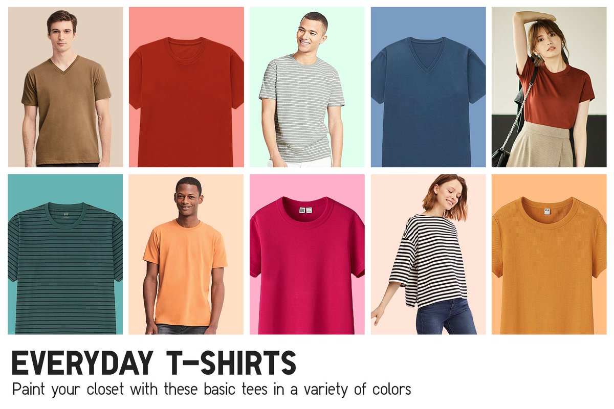 uniqlo plain tee